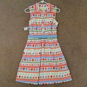 ModCloth Cherries and Flower Dress